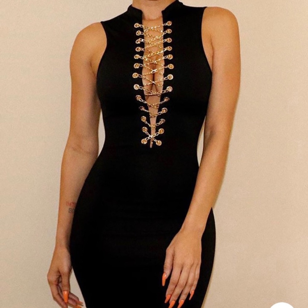 Chain Reaction Mini Dress- XSmall